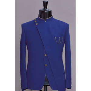 ชุดเชอร์วานีปักลายสำหรับผู้ชาย ทรงเข้ารูป สไตล์ธุรกิจ ชุดแต่งงานแบบดั้งเดิม ชุดทางการ - Product Image 5