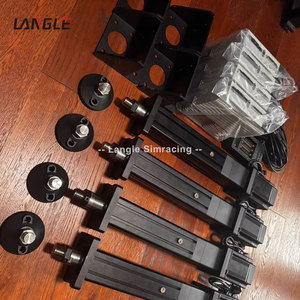 Simulador de Carreras con Soporte de Carreras, Sistema de Movimiento de Simulación de Vuelo de <span class=keywords><strong>4</strong></span> Ejes, Simulador de Movimiento de Carreras, Kit de Fuerza G de Cuatro Ejes, el Cockpit Plus - Product Image 5