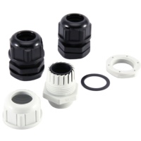 JAR IP68 Fil Nylon M12/16/18/20/22/24/25/27/28-71 Joint Joint Connecteur En Plastique Fil Câble Presse-étoupes pour Boîtiers De Jonction