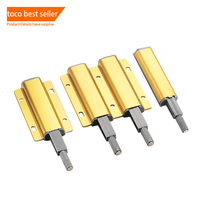 Toco petit loquet en plastique à pousser pour ouvrir les attaches de porte d'armoire tiroir poussoir fermeture automatique loquet de porte d'armoire dispositif de rebond