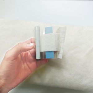 Gaze hémostatique chirurgicale stérile de haute qualité en chitosane, tissu aiguilleté, matière première, rouleau jumbo, fournitures médicales - Product Image 1