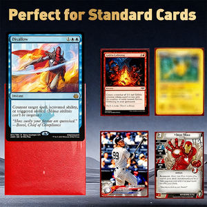 Protections de cartes écologiques à texture mate, sans PVC, au toucher doux et confortable, pochettes pour cartes de baseball et de basketball - Product Image 6