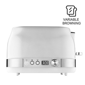 เครื่องปิ้งขนมปังแบบย้อนยุค รุ่น Gold Silver Pop up Retro พร้อมหน้าจอ LED แสดงเวลา 2 ช่อง - Product Image 5