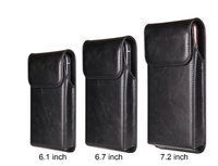 Étui universel en cuir pour téléphone portable à fixer au ceinture, pochette en cuir pour iPhone