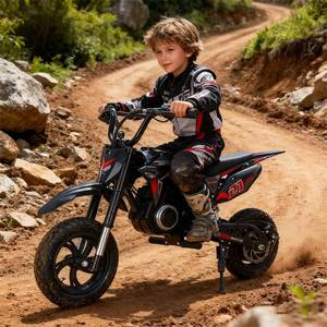 Nueva Moto Eléctrica de Bolsillo de <span class=keywords><strong>2</strong></span> Ruedas 2026, <span class=keywords><strong>Motor</strong></span> de 24V 180W, Motocicleta Todoterreno Tipo Harley para Niños de 5 a 12 Años, Patinetes para Niños - Product Image 1