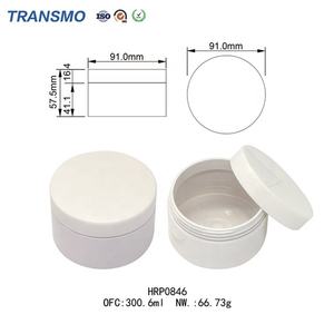 Muestras Gratis, Etiqueta Privada, Tarro Cosmético de 300 ml, Tarro de Crema para Mascotas Personalizado, Tarro de Plástico OEM de 300 g para Manteca Corporal - Product Image 2