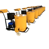 Máquina Selladora de Grietas para Pavimento Asfáltico 2025 LT, Reparación de Superficies de Concreto, Diseño Impermeable, Extiende la Vida Útil de la Carretera 5 Años, 650W, Empuje Manual