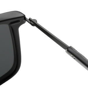 Lunettes de soleil polarisées grises à monture carrée, verres TAC UV400, unisexe, monture complète tendance 5004 - Product Image 1