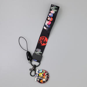 Cordón corto para teléfono móvil con diseños de dibujos animados personalizables y diversos, para tarjetas de identificación con impresión por transferencia térmica. - Product Image 4