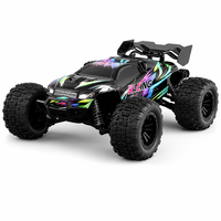 Voiture RC 4x4 Brushless Haute Vitesse 1:16 70km/h, Monster Truck Tout-Terrain 2.4G, Buggy de Course Rapide 3 Vitesses, Jouet Électrique 4x4 pour Passionnés