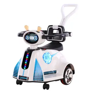 Nieuwe Baby Producten Onafhankelijke Schommel Elektrische Kinderen Ride-On Auto 'S Speelgoed Push Kinderen Elektrische Aandrijving Auto Voor Meisjes Jongens