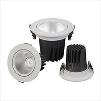 Plafonnier encastré moderne, 30W, 120mm, indice de rendu des couleurs élevé, puce à spectre complet, adapté à l'éclairage intérieur