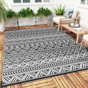 Tapis personnalisé d'extérieur en plastique avec paille tapis d'<span class=keywords><strong>annexe</strong></span> réversible imperméable tapis de sol patio jardin tapis PP - Product Image 6
