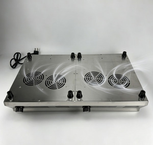 YINHI - Cocina de Inducción Comercial de Acero Inoxidable de 3500W de Alta Potencia, 2 Quemadores, Control de Doble Zona, Uso en Exteriores - Product Image 3