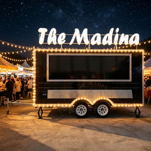 Outdoor Coffee Trailer USA Pizza Food Truck Customized Dessert CE Catering <b>Cart</b> - Product Image 4