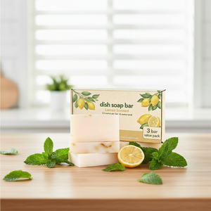 <span class=keywords><strong>Savon</strong></span> artisanal au beurre de karité parfumé au citron, ensemble de nettoyage pour la <span class=keywords><strong>vaisselle</strong></span> avec emballage cadeau personnalisé, format échantillon, durée de conservation de 3 ans - Product Image 1