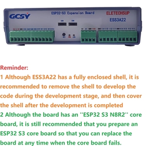 Module GPIO 26 canaux ESP32-S3 <span class=keywords><strong>ESPHome</strong></span> Home Assistant Automatisation de la maison intelligente <span class=keywords><strong>Ethernet</strong></span> Wifi RS485 Relais Contrôleur MOS ESS3A22 - Product Image 2