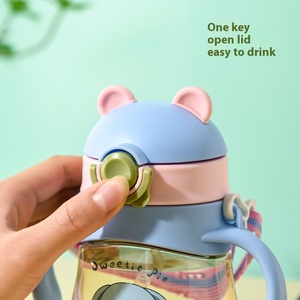 Vaso para niños de más de 6 meses con asa, vaso para beber/<span class=keywords><strong>agua</strong></span>/leche a prueba de caídas para bebés de 1 año - Product Image 4