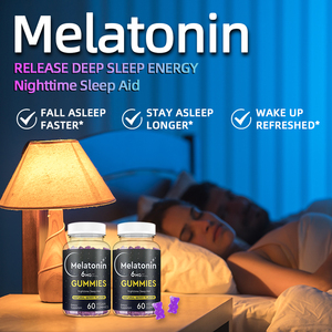 Trên bán tốt đêm đường Melatonin Gummies thảo dược bổ sung cho hệ thống miễn dịch điều chỉnh và giấc ngủ chất lượng cải thiện - Product Image 2