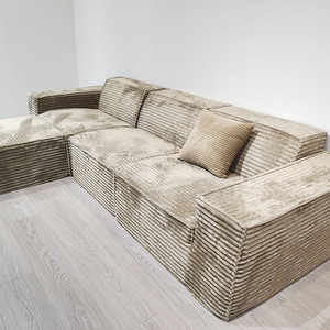 Sofá Modular en Forma <span class=keywords><strong>de</strong></span> L Sellado al Vacío, Apto para Oficina, con Cojín a Juego, Ahorra Espacio, Tapizado, Módulo Personalizado, Sofá Comprimido - Product Image 4