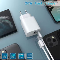 Offre spéciale Chargeur rapide 20W pour iPhone, chargeur rapide pour téléphone portable