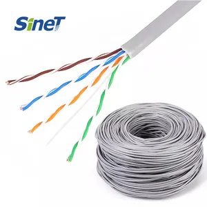 Fast Delivery Cat.5e Cable Indoor Rated Unshielded Twisted Pairs 305m/Box UTP 100 Foot Cat5 Cable 100% Copper Black Cat 5 Cable