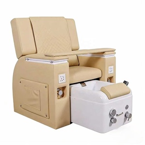 Fauteuil multifonctionnel pour manucure, pédicure, soins des cils et esthétique, avec fonction bain de pieds et massage du dos - Product Image 4