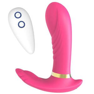 Baru pemanas otomatis pengendali jarak jauh nirkabel wanita dewasa Dildo mainan seks celana dalam Mini dapat dipakai Vibrator untuk stimulasi klitoris - Product Image 1