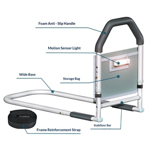 Barra de Apoyo para Cama, Ayuda para Levantarse y Subir a la Cama para Personas Mayores, Barandilla de Cama Adaptada para Personas Mayores - Product Image 3