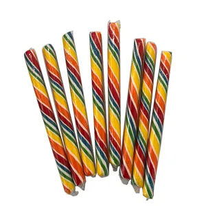 Wholesale Twist Candy Cane Stick Multi-color Stick Candy Cane Customized Candy Cane Stick