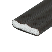 Joint d'étanchéité de porte en mousse PU à design moderne avec verre extérieur, accessoires de cuisine durables en plastique avec installation par vis, sans métaux lourds