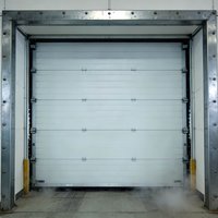 Porte sectionnelle industrielle personnalisée, rapide, intelligente, classique, résistante au vent, pour entrepôts