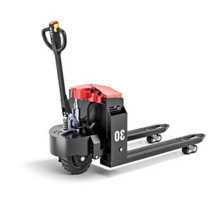 Transpaleta Eléctrica de 3 Toneladas con Batería de Litio y Neumáticos Sólidos para Uso en Interiores, Operación de Pie en Plantas de Manufactura - Product Image 1