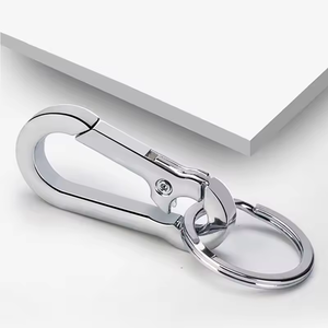 Bán buôn ngoài trời Kim Loại Carabiner Keychain an toàn Snap hook Organizer DIY phụ kiện khóa Clip vòng chìa khóa nhắm mục tiêu khán giả - Product Image 4