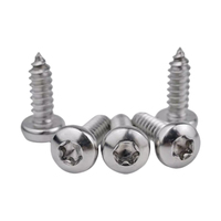 Vis autotaraudeuses à tête bombée Torx à 6 lobes en acier inoxydable 304 316 DIN7981TX ST2.9 3.5 3.9 4.2 4.8 5.5 6.3