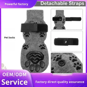 Chaussettes pour chiens en gros <span class=keywords><strong>ISHOW</strong></span>, chaussettes antidérapantes pour chiens, chaussettes antidérapantes pour l'extérieur, chaussettes antidérapantes pour chiens - Product Image 3