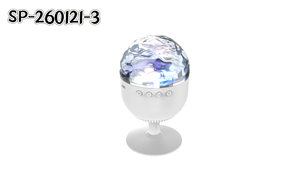 Lampe de projection d'ondes aquatiques RGB avec haut-parleur Bluetooth et microphone sans fil - Haut-parleur karaoké portable avec RGB pour les soirées à domicile - Product Image 3