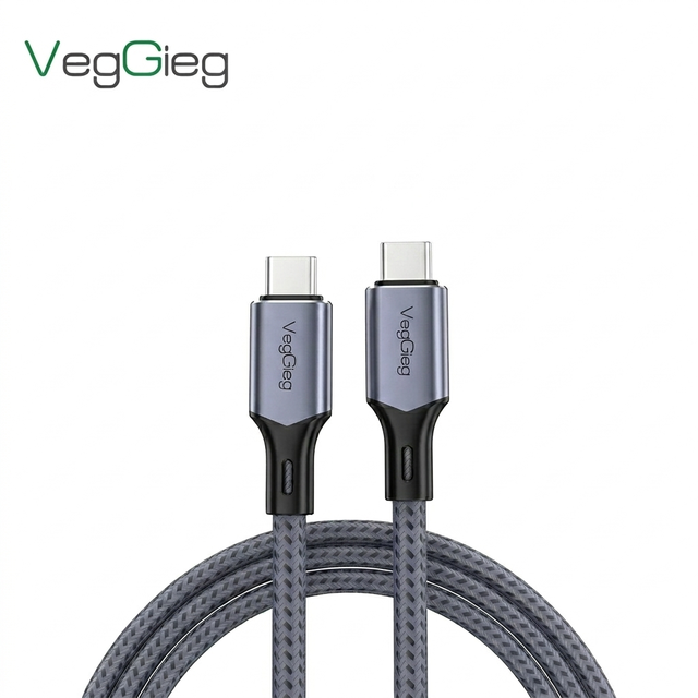 VegGieg Factory High Quality USB C Cable PD 240W 100W Type C Usb Fast Charging Cable USB C 3.0 Data Cables for Mobile Phone