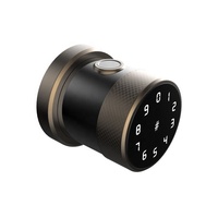Serrure numérique intelligente sans fil pour chambre à coucher Porte de sécurité en aluminium avec application TTLock Code de mot de passe Options pour portes en bois, verre et acier