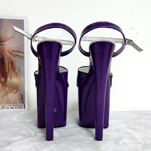 Wristband Roman Peep Toe Shoes Sandals Platform 20CM Super High Heels <b>Pole</b> <b>Dance</b> for Women - Product Image 5