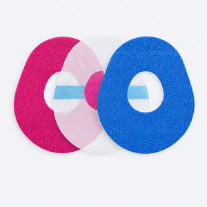 Patch adhésif personnalisé découpé sur mesure pour <span class=keywords><strong>capteur</strong></span> de surveillance de la glycémie, base en film PU, pour une utilisation discrète, couvre-<span class=keywords><strong>capteur</strong></span>, patch en film PU - Product Image 1