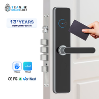 Serrure de porte en alliage d'aluminium de carte clé de l'application TTHotel de couleurs multiples de haute qualité serrure d'hôtel intelligente WiFi personnalisée