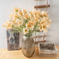 CL07001 Fleurs artificielles Cosmos Calliopsis Fleurs Fleurs de soie Table Cuisine Maison Fête de jardin Décoration de mariage