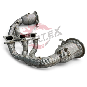 Collecteurs d'échappement VORTEX personnalisés en acier inoxydable SS304 pour Porsche 992 GT3 RS 4.0L 2020-2025 - Product Image 4