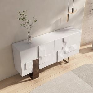 Mobilier salon moderne simple grande table console armoire latérale - Product Image 2