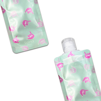 SAC Recharge En Plastique Flip Bec Poche Stand up Shampooing Crème Liquide De Lavage Cosmétique Voyage Ensemble Emballage Sachet Pouch