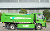 Untuk Truk Sampah JAC 12-Ton Tipe Van Listrik Murni, Mesin Diesel Single Row Standar Emisi Euro 6, Kondisi Baru, Penggerak 4x2