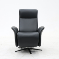Geeksofa-Chaise de loisirs électrique en tissu microfibre, avec double moteur et massage pour personnes âgées.