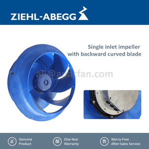 พัดลม Ziehl-abegg RH63V-ZIK.GL.VR 57240348 ประสิทธิภาพสูง EC Retrofit ประหยัดพลังงาน สำหรับระบายความร้อนในศูนย์ข้อมูล - Product Image 4