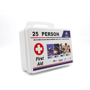 Botiquín <span class=keywords><strong>de</strong></span> Primeros Auxilios Industrial para 25 Personas, Caja <span class=keywords><strong>de</strong></span> Plástico Portátil, Cumple con ANSI, Garantía <span class=keywords><strong>de</strong></span> 5 Años - Product Image 1